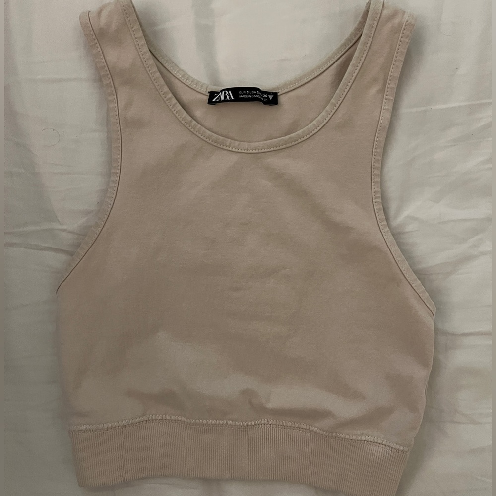 ZARA ribbed tank top